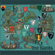Image for article titled Here there be White Walkers in stylized Game of Thrones maps